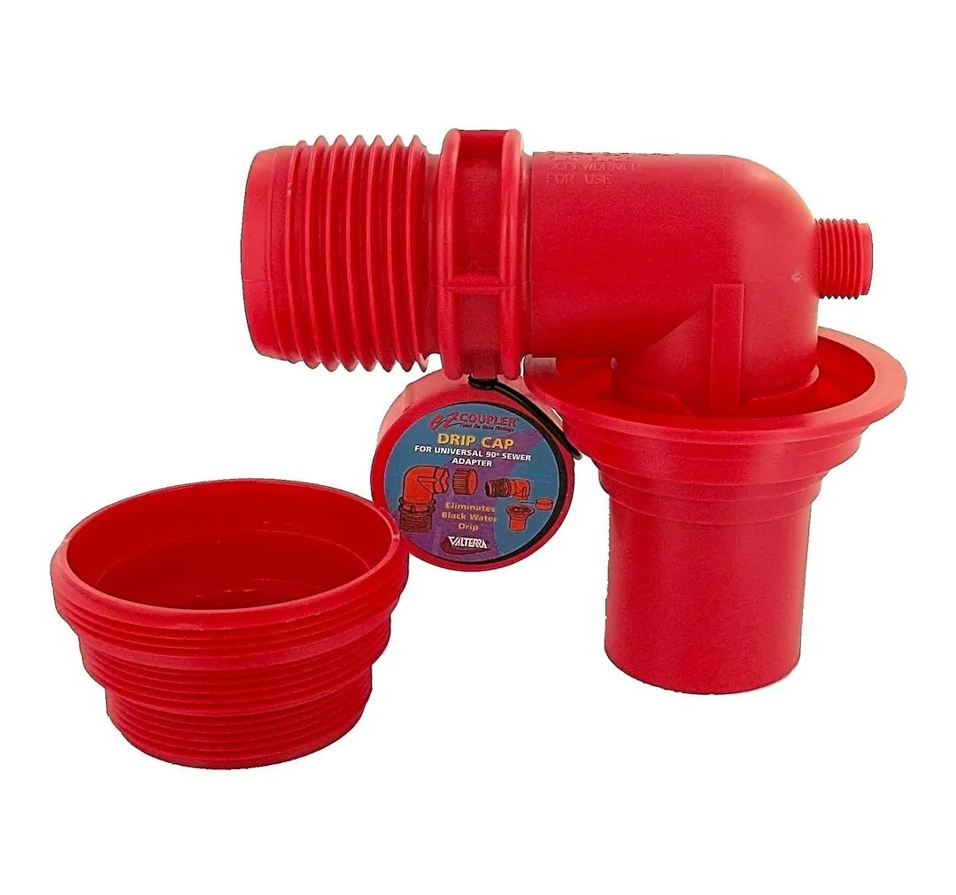 F02-3305VP – VALTERRA LLC Sewer Hose Connector, For Connecting Sewer Hose to Dump Station Universal Adapter 90 Degree...